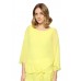 Betty Barclay - 8037 1955 Losse voile bloes in geel.
